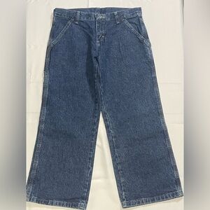 Boys size 10 Husky Wrangler Authentic Blue Denim Pants